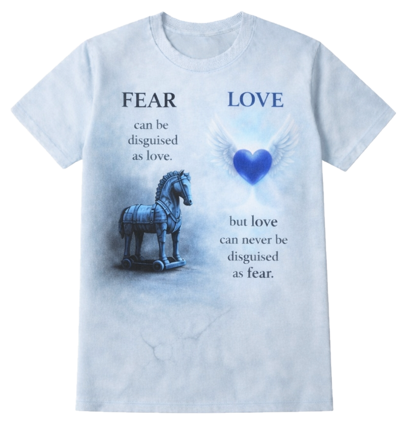 Fear and Love Consider the Energy shirt